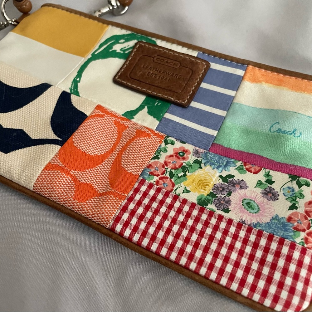 Coach Patchwork Wristlet - Picture 2 of 6